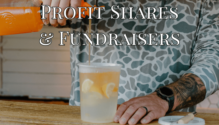Profit Shares and Fundraisers